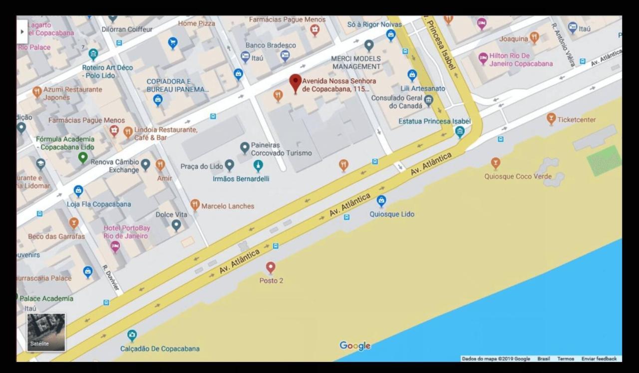 Copacabana Vista Mar Studio, Som Estéreo em Todos os Ambientes, Amplo, internet 120Mb Rio de Janeiro Exterior foto