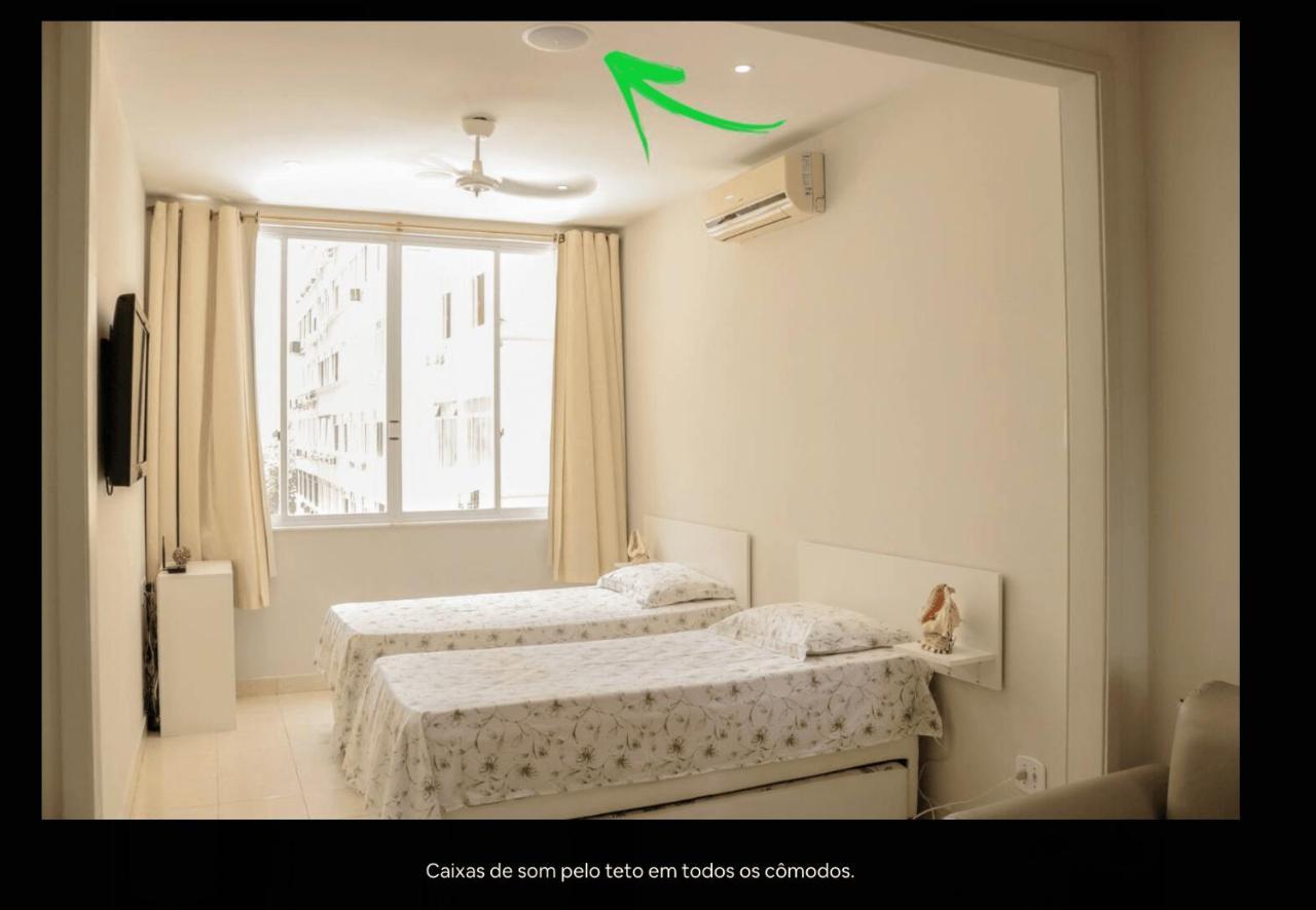 Copacabana Vista Mar Studio, Som Estéreo em Todos os Ambientes, Amplo, internet 120Mb Rio de Janeiro Exterior foto